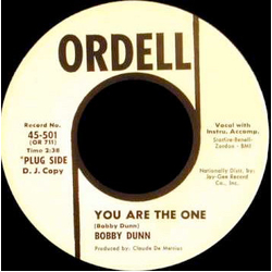 Bobby Dunn You Are The One / Am I Too Late Vinyl 7" USED