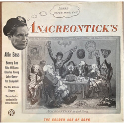 Various Anacreontick's The Golden Age Of Song / Authentic English Music And Drinking Songs For Clubs, Societies, Wine Cellars, Licensed Taverns, Music