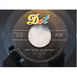 Mac Wiseman Jimmy Brown The Newsboy / I've Got No Use For The Women USED VINYL 7INCH SINGLE