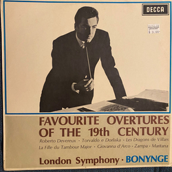 The London Symphony Orchestra / Richard Bonynge Favourite Overtures Of The 19th Century Vinyl LP USED