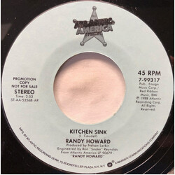 Randy Howard (2) Kitchen Sink USED VINYL 7INCH 45 RPM PROMO STYRENE STEREO
