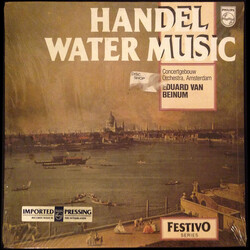 Georg Friedrich Händel / Concertgebouworkest / Eduard Van Beinum Water Music Vinyl LP USED