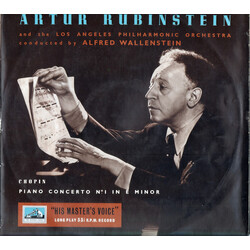 Frédéric Chopin / Arthur Rubinstein / Los Angeles Philharmonic Orchestra / Alfred Wallenstein Concerto No.1 In E Minor Op.11 Vinyl LP USED
