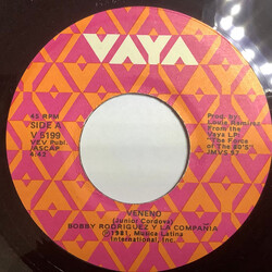 Bobby Rodríguez Y La Compañia Veneno / N.Y. State Of Mind USED VINYL 7INCH 45 RPM SINGLE