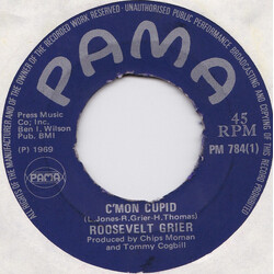 Roosevelt Grier C'Mon Cupid / High Society Woman USED VINYL 7INCH 45 RPM SINGLE