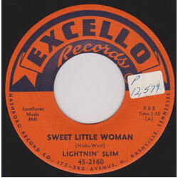 Lightning Slim Sweet Little Woman / Lightnin's Troubles USED VINYL 7INCH 45 RPM SINGLE