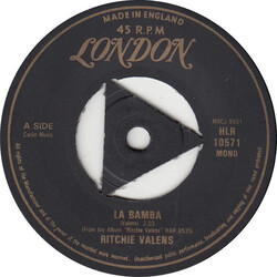 Ritchie Valens La Bamba USED VINYL 7INCH 45 RPM MAXI-SINGLE REISSUE MONO