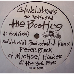 Colonel Abrams So Confused (The Bootleg) Vinyl 12" USED