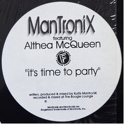 Mantronix / Althea McQueen It's Time To Party USED VINYL 12INCH 33 S RPM