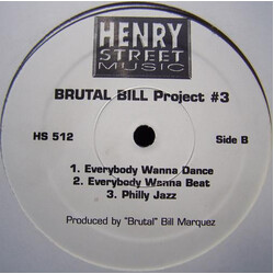 Brutal Bill Project #3 USED VINYL 12INCH PROMO