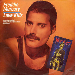 Freddie Mercury Love Kills USED VINYL 7INCH 45 RPM SINGLE