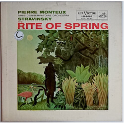 Pierre Monteux / Igor Stravinsky / Orchestre De La Société Des Concerts Du Conservatoire The Rite Of Spring Vinyl LP USED