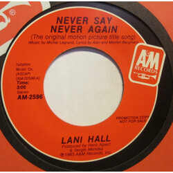 Lani Hall Never Say Never Again (The Original Motion Picture Title Song) USED VINYL 7INCH 45 RPM PROMO