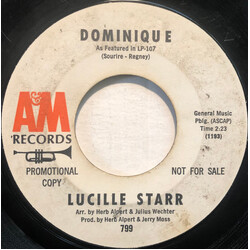 Lucille Starr Dominique USED VINYL 7INCH 45 RPM PROMO STYRENE