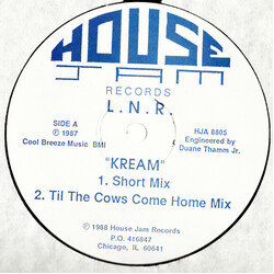 LNR Kream USED VINYL 12INCH 33 S RPM