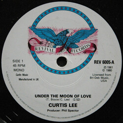 Curtis Lee Under The Moon Of Love USED VINYL 7INCH 45 RPM SINGLE MONO