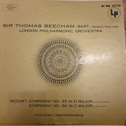 Wolfgang Amadeus Mozart / Sir Thomas Beecham / The London Philharmonic Orchestra Symphony No. 35 In D Major (K.385) ("Haffner") / Symphony No. 36 In C