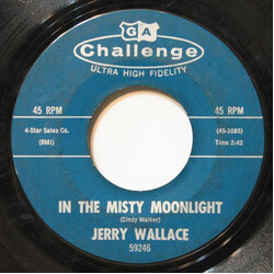 Jerry Wallace / The Soul Surfers In The Misty Moonlight / Cannon Ball Vinyl 7" USED