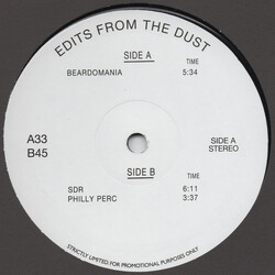Beard In Dust Edits from The Dust USED VINYL 12INCH LIMITED EDITION PROMO