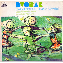 Antonín Dvořák / The Czech Philharmonic Orchestra / Karel Šejna Slavonic Dances Op.46 72 (Complete) Vinyl LP USED