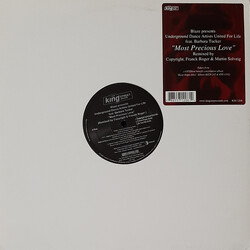 Blaze / Underground Dance Artists United For Life / Barbara Tucker Most Precious Love VINYL 12" USED