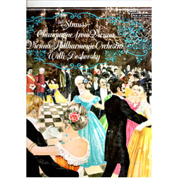 Wiener Philharmoniker / Johann Strauss Jr. / Josef Strauß / Willi Boskovsky Champagne From Vienna Vinyl LP USED