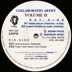 Various Collaborated Artist Volume II VINYL 12" USED