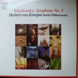Pyotr Ilyich Tchaikovsky / Herbert von Karajan / Berliner Philharmoniker Symphony No.5 Vinyl LP USED