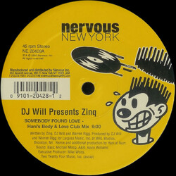 DJ Will (4) / Zinq Somebody Found Love Vinyl 12" USED