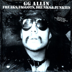 GG Allin Freaks, Faggots, Drunks & Junkies Vinyl LP USED