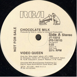 Chocolate Milk (2) Video Queen Vinyl 12" USED