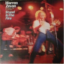 Warren Zevon Stand In The Fire Vinyl LP USED