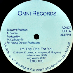 Exodus (23) I'm The One For You Vinyl 12" USED