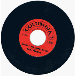 Carl Perkins Anyway The Wind Blows / The Unhappy Girls USED VINYL 7INCH 45 RPM SINGLE