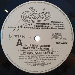 Nursery School Sweepstakes USED VINYL 12INCH 45 RPM PROMO