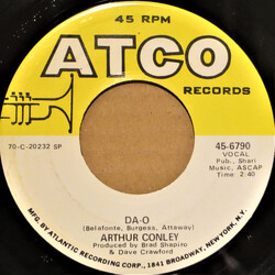 Arthur Conley Da-O / Nobody's Fault But Mine USED VINYL 7INCH 45 RPM