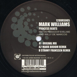 Mark Williams Process Beats USED VINYL 12INCH 33 S RPM