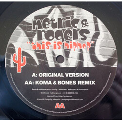 Alex Metric / Rogers This Is Hip Hop USED VINYL 12INCH