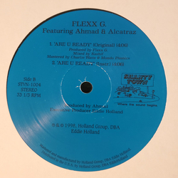 Flexx G / Ahmad (2) / Alcatraz (5) Are U Ready Vinyl 12" USED