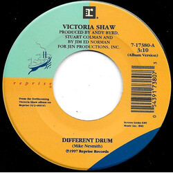 Victoria Shaw Different Drum / In Spite Of It All USED VINYL 7INCH 45 RPM SINGLE