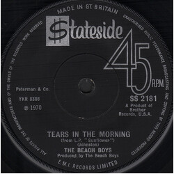 The Beach Boys Tears In The Morning USED VINYL 7INCH SINGLE
