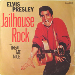 Elvis Presley Jailhouse Rock / Treat Me Nice Vinyl 7" USED