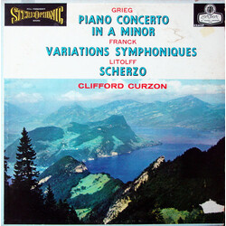 Clifford Curzon / Edvard Grieg / César Franck / Henry Litolff Piano Concerto In A Minor / Variations Symphoniques / Scherzo Vinyl LP USED