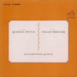 Antonín Dvořák / Hugo Wolf / Juilliard String Quartet Quartet, Opus 61 / Italian Serenade Vinyl LP USED