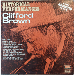 Clifford Brown Historical Performances Vinyl LP USED