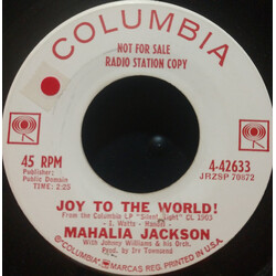 Mahalia Jackson Joy To The World! USED VINYL 7INCH 45 RPM SINGLE PROMO