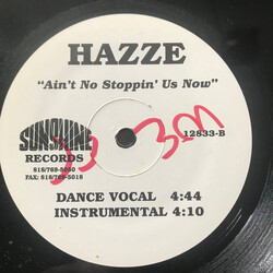 Hazze “Ain’t No Stoppin’ Us Now” Vinyl 12" USED