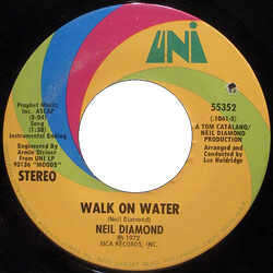 Neil Diamond Walk On Water / High Rolling Man USED VINYL 7INCH 45 RPM SINGLE STEREO