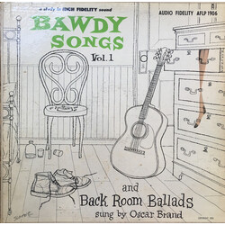 Oscar Brand Bawdy Songs And Backroom Ballads, Vol.1 Vinyl LP USED
