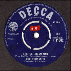 The Tornados The Ice Cream Man / Theme From "The Scales Of Justice" USED VINYL 7INCH 45 RPM SINGLE MONO